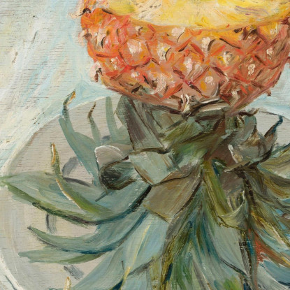 Ananas Su Un Piatto Tadeusz Makowski tmk139 quadro stampato su tela