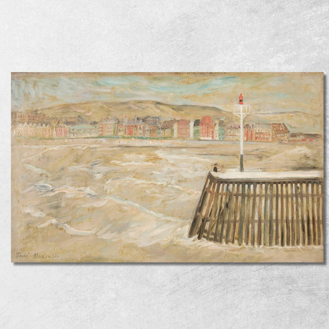 Vista Del Mare Tadeusz Makowski tmk195 quadro stampato su tela