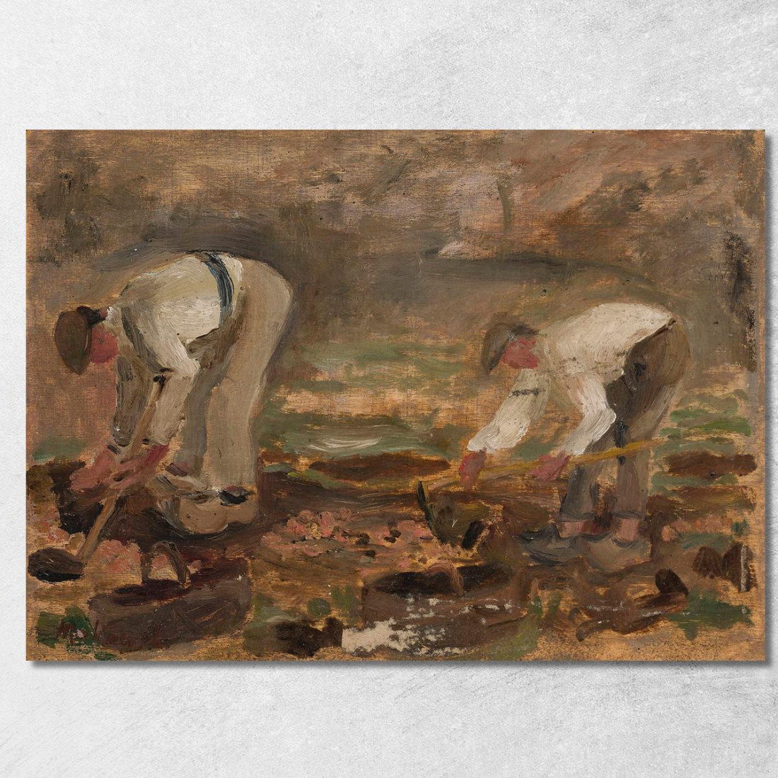 Lavoro In Un Campo Tadeusz Makowski tmk203 quadro stampato su tela