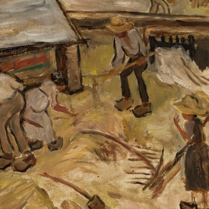 Zniwa Tadeusz Makowski tmk206 quadro stampato su tela