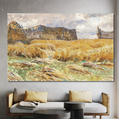 Campo Mimetizzato In Francia John Singer Sargent jss33 quadro stampato su tela