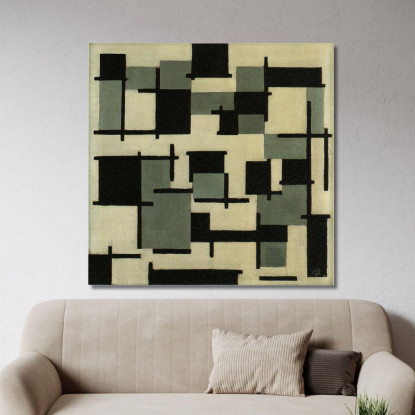 Composizione Xiii Theo van Doesburg tvd10 quadro stampato su tela