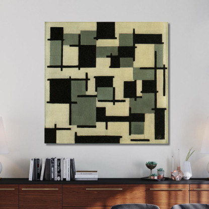 Composizione Xiii Theo van Doesburg tvd10 quadro stampato su tela