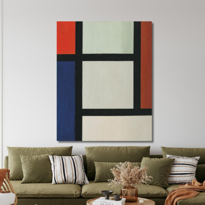 Contro-Composizione Theo van Doesburg tvd12 quadro stampato su tela