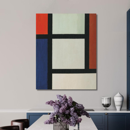 Contro-Composizione Theo van Doesburg tvd12 quadro stampato su tela