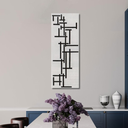Tarantella Theo van Doesburg tvd21 quadro stampato su tela