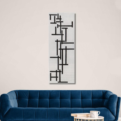 Tarantella Theo van Doesburg tvd21 quadro stampato su tela