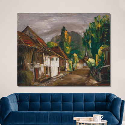Paesaggio. Alta Savoia Boris Grigoriev bgr8 quadro stampato su tela