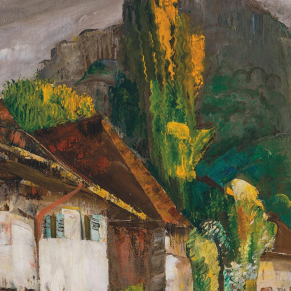 Paesaggio. Alta Savoia Boris Grigoriev bgr8 quadro stampato su tela