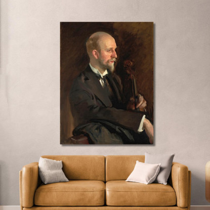Charles Martin Loeffler John Singer Sargent jss46 quadro stampato su tela