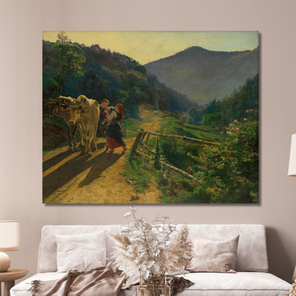 Il Tempo Delle Rose Ferdinand Georg Waldmüller fgw43 quadro stampato su tela