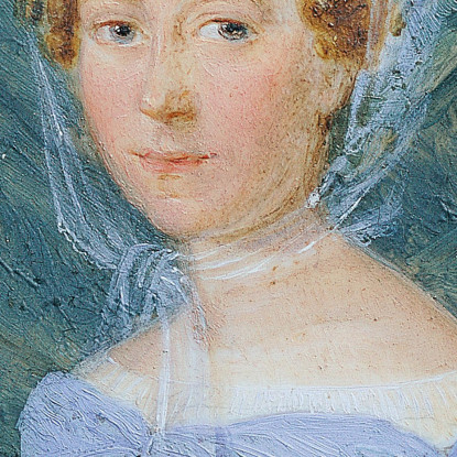 Signora Theresia Rupprecht Ferdinand Georg Waldmüller fgw57 quadro stampato su tela