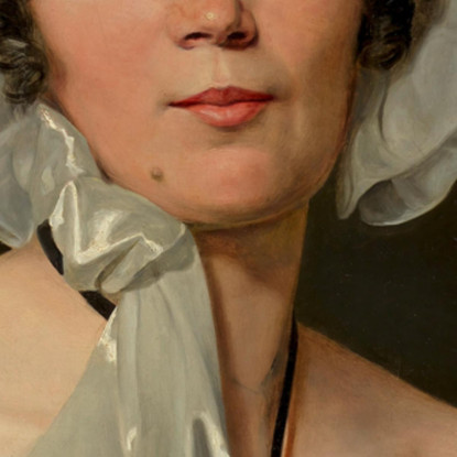 Signora Von Bartsch Ferdinand Georg Waldmüller fgw58 quadro stampato su tela