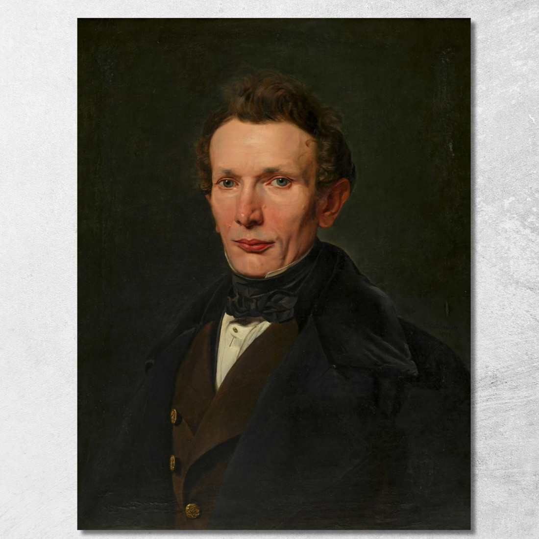Signor Von Bartsch Ferdinand Georg Waldmüller fgw66 quadro stampato su tela