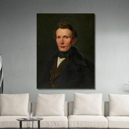 Signor Von Bartsch Ferdinand Georg Waldmüller fgw66 quadro stampato su tela