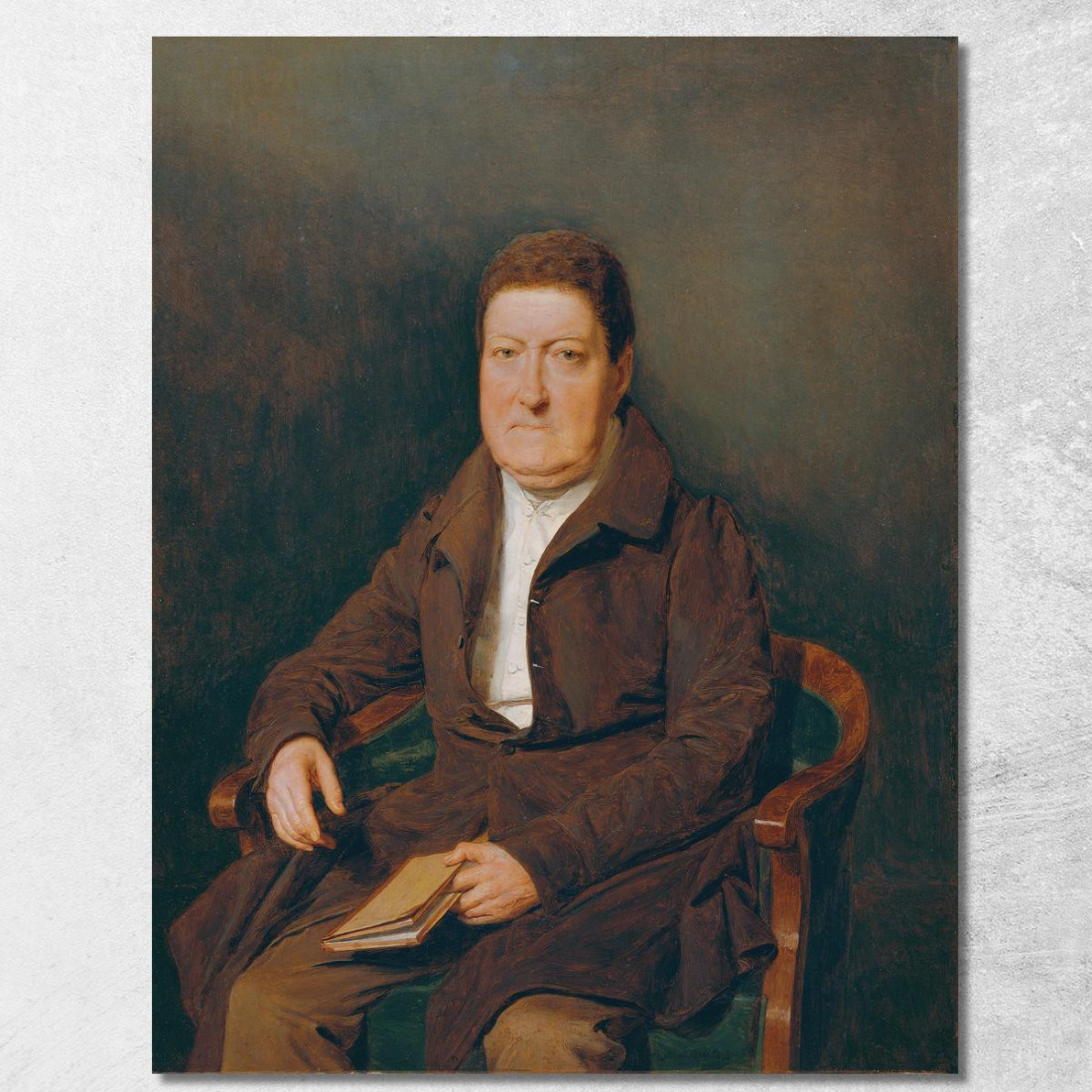 Signor Wohlleben Fratello Del Sindaco Di Vienna Stephan Edler Von Wohlleben Ferdinand Georg Waldmüller fgw67 quadro stampato su