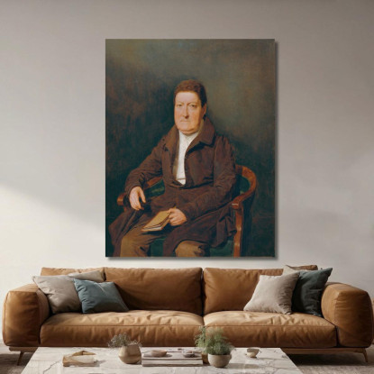Signor Wohlleben Fratello Del Sindaco Di Vienna Stephan Edler Von Wohlleben Ferdinand Georg Waldmüller fgw67 quadro stampato su