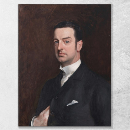 Cornelio Vanderbilt Ii John Singer Sargent jss51 quadro stampato su tela