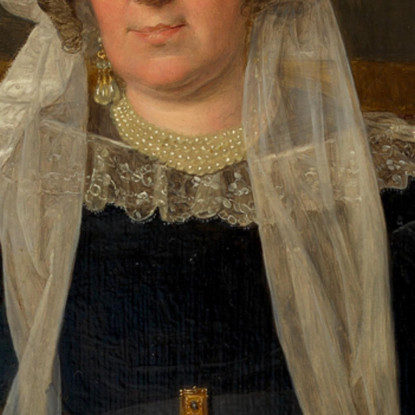 Josefine Schwartz Von Mohrenstern Nata Viscontessa Goupy De Quabeck Ferdinand Georg Waldmüller fgw69 quadro stampato su tela