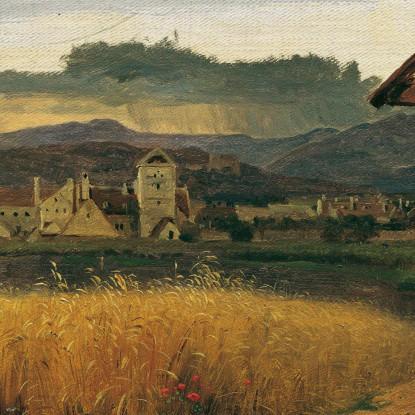Paesaggio Di Brunn Am Gebirge Ferdinand Georg Waldmüller fgw80 quadro stampato su tela