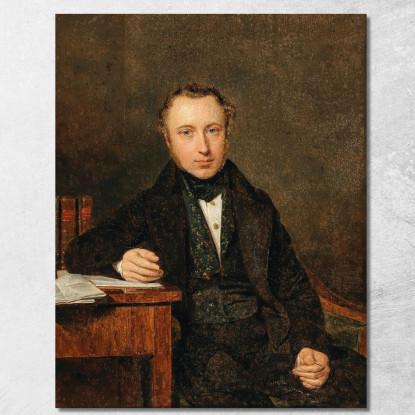 Ritratto Di Josef Von Stadler Ferdinand Georg Waldmüller fgw89 quadro stampato su tela