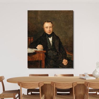 Ritratto Di Josef Von Stadler Ferdinand Georg Waldmüller fgw89 quadro stampato su tela