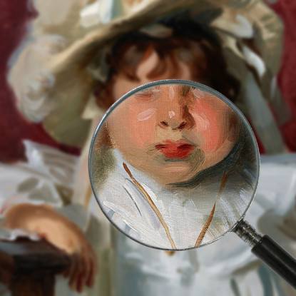 Dorothy John Singer Sargent jss54 quadro stampato su tela