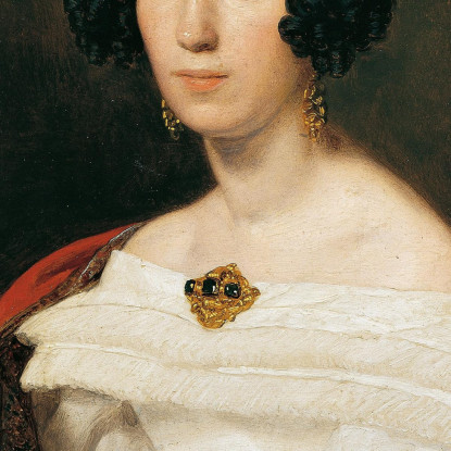 La Moglie Del Funzionario Di Corte Josef Von Stadler Ferdinand Georg Waldmüller fgw116 quadro stampato su tela