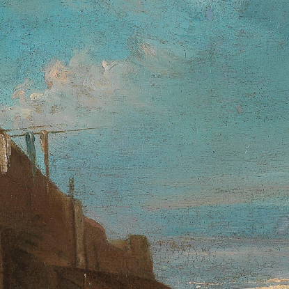 Un Capriccio Architettonico Costiero Francesco Guardi fgr3 quadro stampato su tela