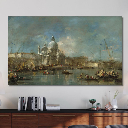 Santa Maria Della Salute Francesco Guardi fgr22 quadro stampato su tela