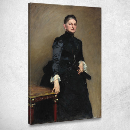 Eleonora O Donnell Iselin Sig.Ra Adrian Iselin John Singer Sargent jss61 quadro stampato su tela