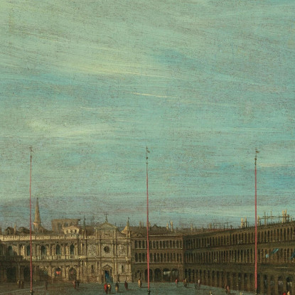 Piazza San Marco Venezia Vista Verso Ovest Francesco Guardi fgr33 quadro stampato su tela