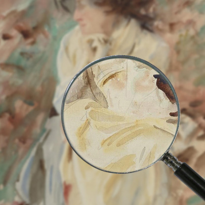 Elisa John Singer Sargent jss62 quadro stampato su tela