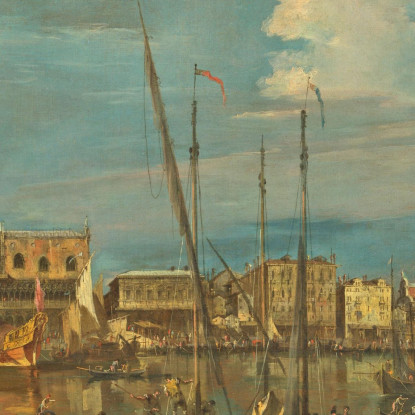 Venezia Dal Bacino Di San Marco Francesco Guardi fgr40 quadro stampato su tela
