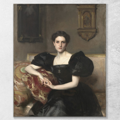 Elizabeth Winthrop Chanler John Singer Sargent jss64 quadro stampato su tela