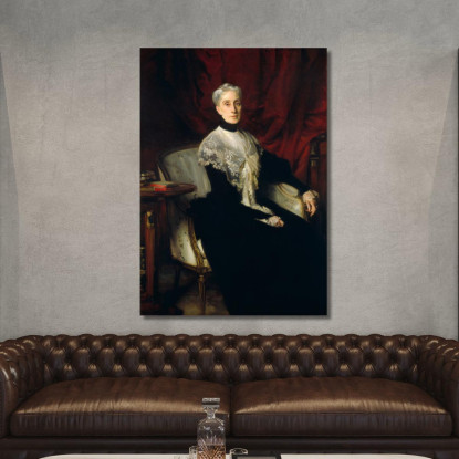 Ellen Peabody Endicott Sig.Ra William Crowninshield Endicott John Singer Sargent jss65 quadro stampato su tela