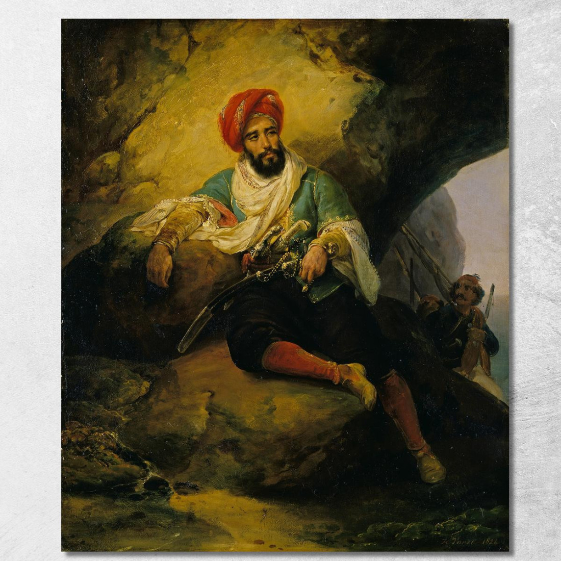 Corrado Il Corsaro Horace Vernet hvr10 quadro stampato su tela