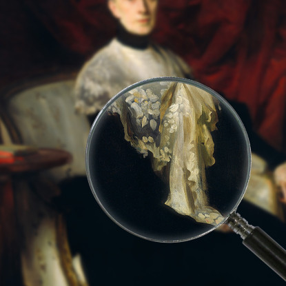 Ellen Peabody Endicott Sig.Ra William Crowninshield Endicott John Singer Sargent jss65 quadro stampato su tela