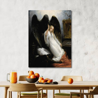 La Morte E La Fanciulla Horace Vernet hvr11 quadro stampato su tela
