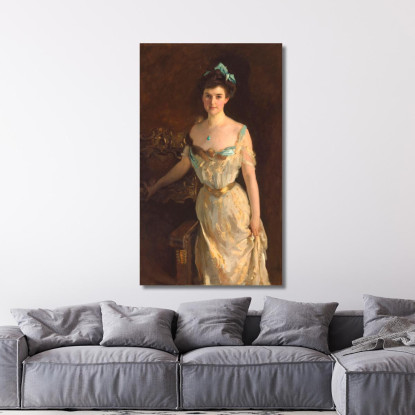 Ellen Sears Amory Anderson Curtis John Singer Sargent jss66 quadro stampato su tela