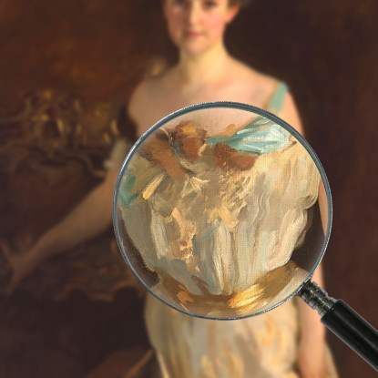 Ellen Sears Amory Anderson Curtis John Singer Sargent jss66 quadro stampato su tela
