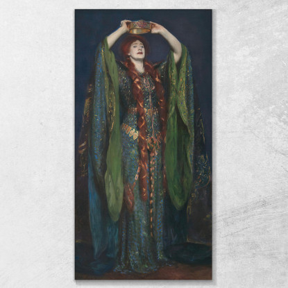 Ellen Terry Nel Ruolo Di Lady Macbeth John Singer Sargent jss67 quadro stampato su tela