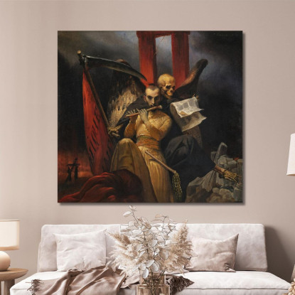 Socialismo E Colera Horace Vernet hvr33 quadro stampato su tela