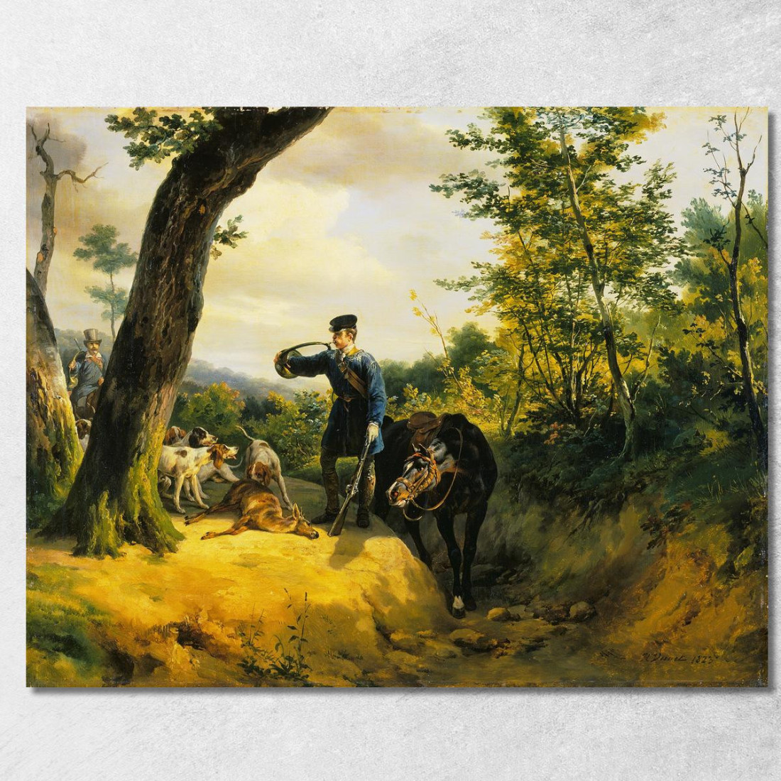 La Cava Horace Vernet hvr42 quadro stampato su tela
