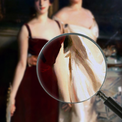 Ena E Betty Figlie Di Asher E Della Signora Wertheimer John Singer Sargent jss70 quadro stampato su tela