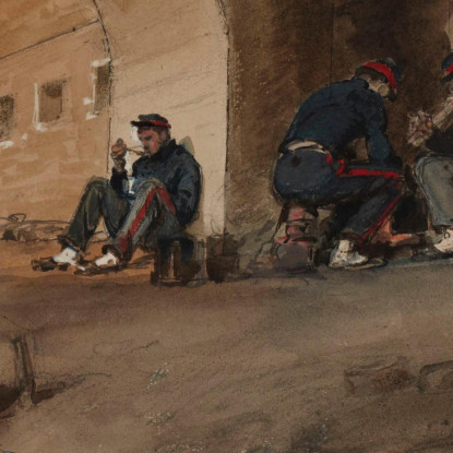 Auteuil 1870 Isidore Pils ipl3 quadro stampato su tela