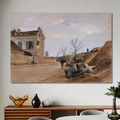 Le Point Du Jour Febbraio 1871 Isidore Pils ipl13 quadro stampato su tela