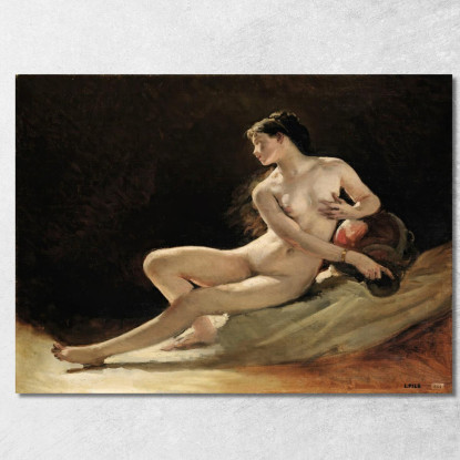Studio Per La Figura Della Senna Per L'Opera Garnier Parigi Isidore Pils ipl25 quadro stampato su tela