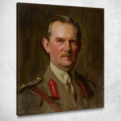 Generale Sir John Cowans John Singer Sargent jss89 quadro stampato su tela
