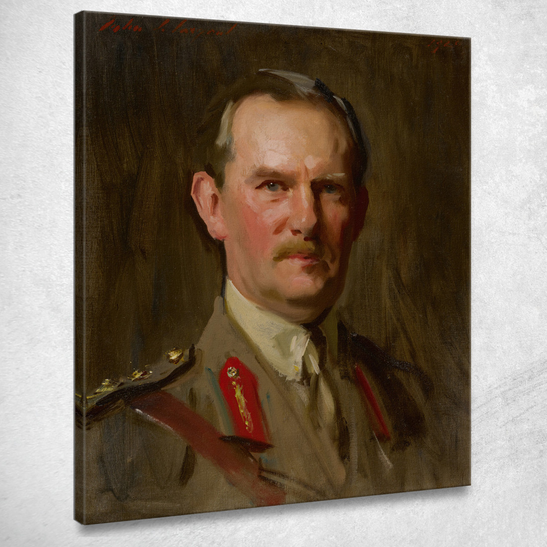 Generale Sir John Cowans John Singer Sargent jss89 quadro stampato su tela